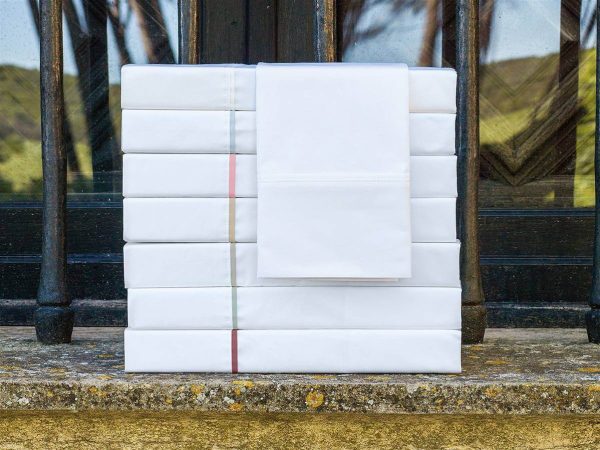 Juego de sábanas Percal con Vivo de Cañete