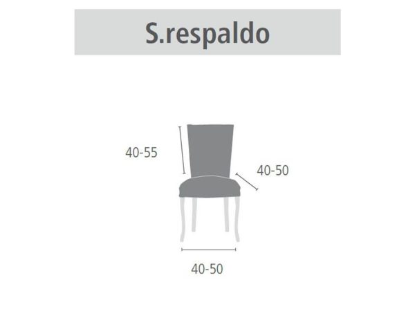 Funda silla con respaldo ARGOS de Eysa