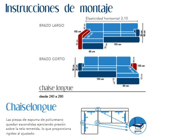Funda chaise longue AKARI de Cañete