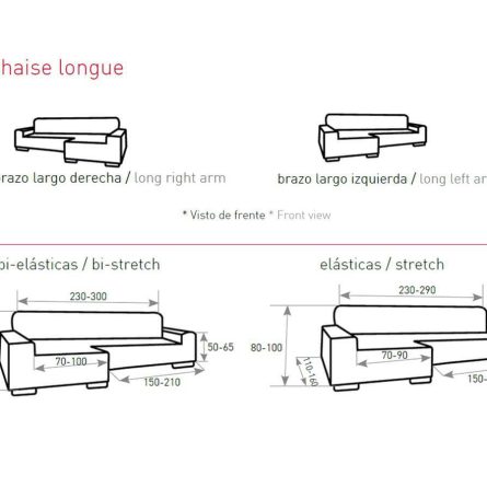 Funda Chaise Longue VIENA de Belmarti