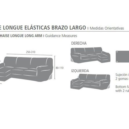 Funda Chaise Longue ARGOS de Eysa