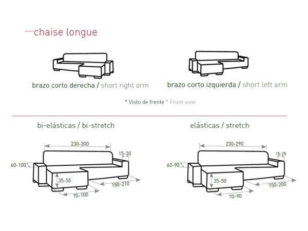 Funda Chaise Longue VIENA de Belmarti