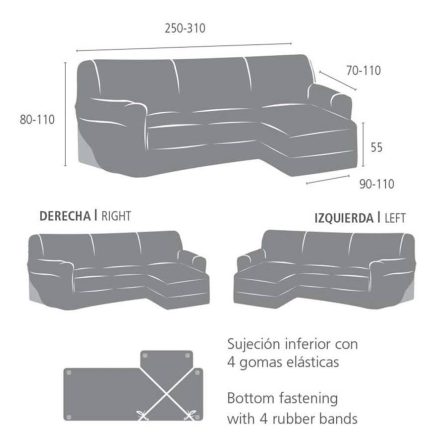 Funda Chaise Longue ARGOS de Eysa