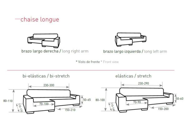 Funda Chaise Longue ELEGANT de Belmarti