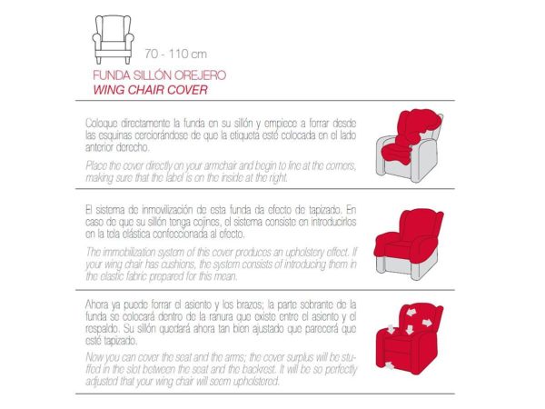 Funda Sillón Orejero MALTA de Belmarti