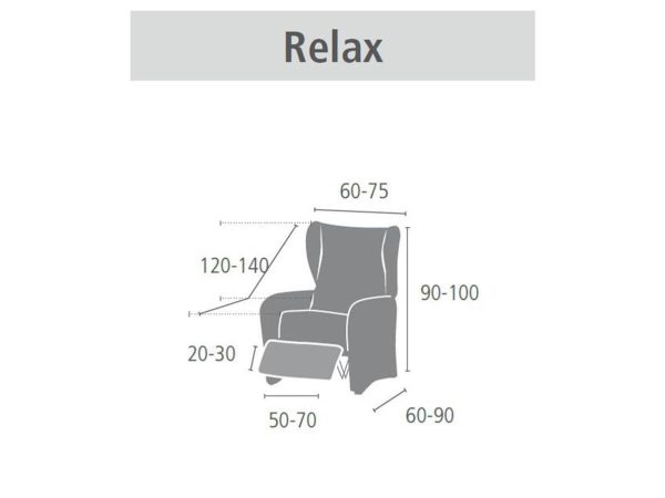 Funda sillón Relax ARION de Eysa