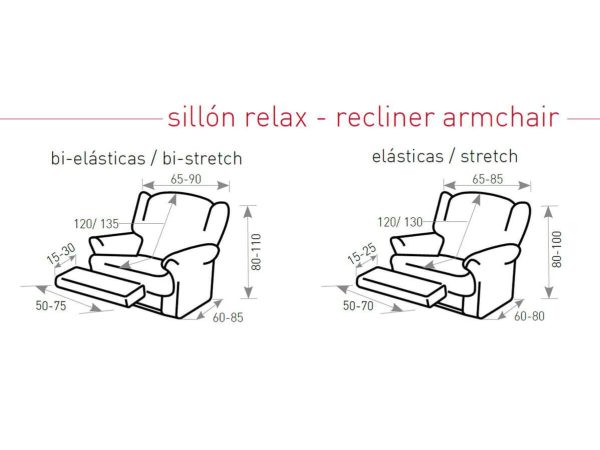 Funda Sillón Relax MILOS de Belmarti