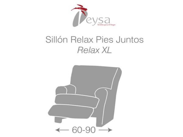 Funda sillón 1 plaza relax CORA de Eysa