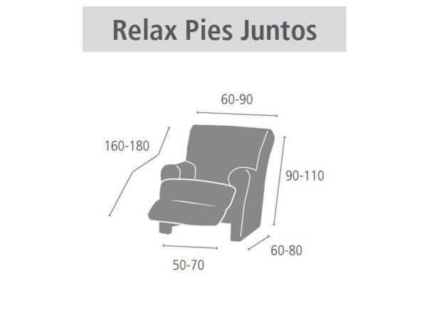 Funda sillón Relax IRIA de Eysa