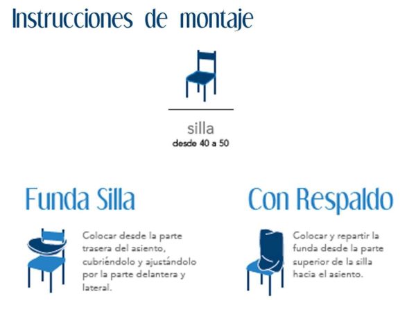 Funda silla MANACOR de Cañete