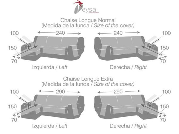 Funda Chaise Longue Práctica SOMME Protect de Eysa