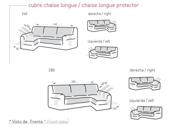 Funda Chaise longue Práctica Praga de Belmarti