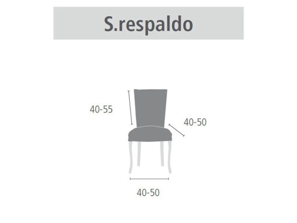 Pack 2 Fundas silla con respaldo CORA de Eysa