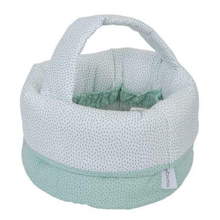 Cesta botellero LUNAS VERDE de Pirulos