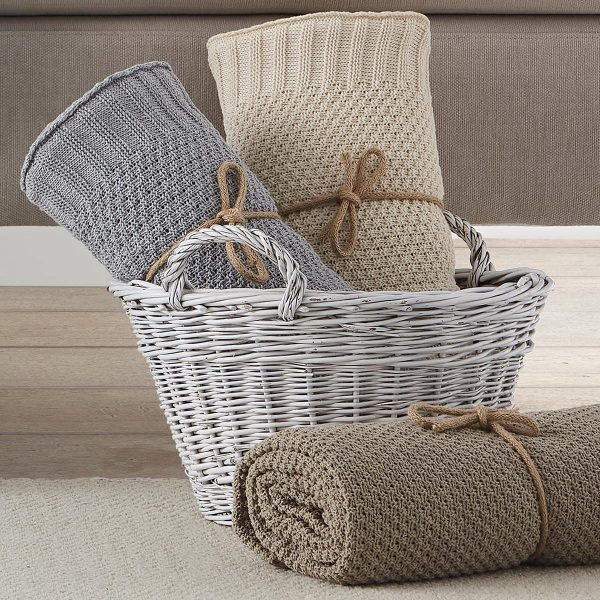 Plaid tricot ARROZ de Lanovenanube