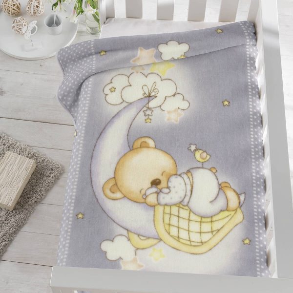 Manta infantil OSITO LUNA 6375 de Pielsa Baby Manta infantil OSITO LUNA 6375 de Pielsa Baby