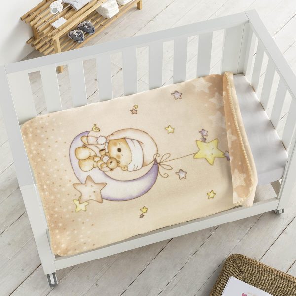 Manta infantil OSITA LUNA 6376 de Pielsa Baby
