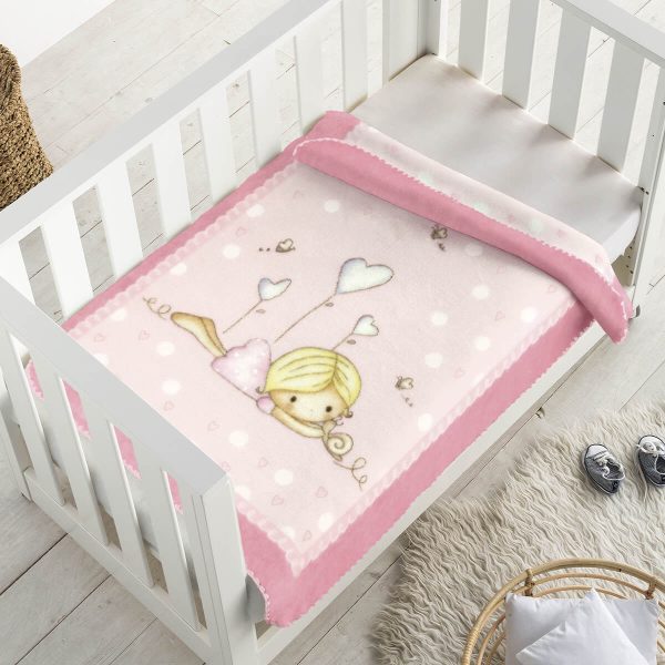 Manta infantil NIÑA ACOSTADA 6377 de Pielsa Baby