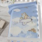 Manta infantil OSITO AVIADOR 6378 de Pielsa Baby