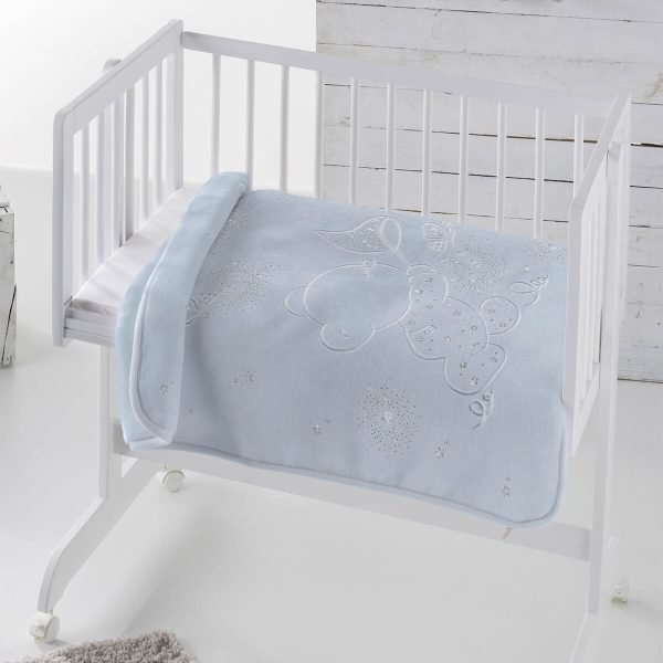 Manta infantil Escarcha OSITO MARIPOSA 6954 de Pielsa Baby