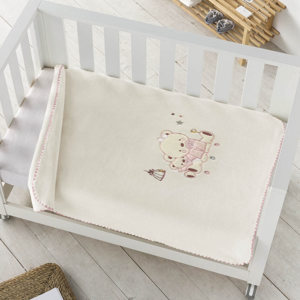 Manta infantil OSITO CHUPETE 6223 de Pielsa Baby