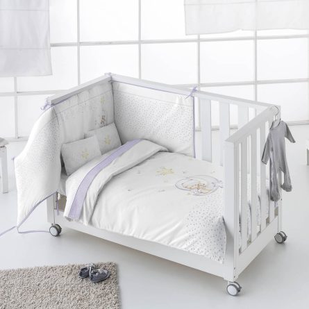 Kit nórdico + Protector OSITA LUNA 2376 de Pielsa Baby