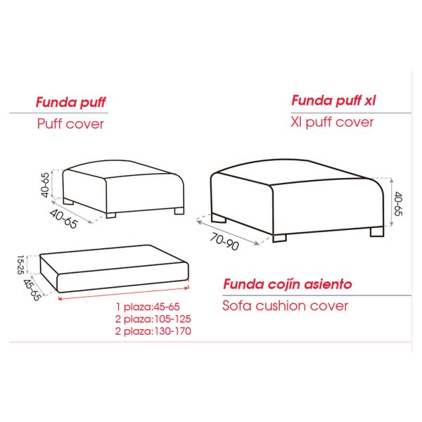 Funda Cojín asiento MILOS de Belmarti