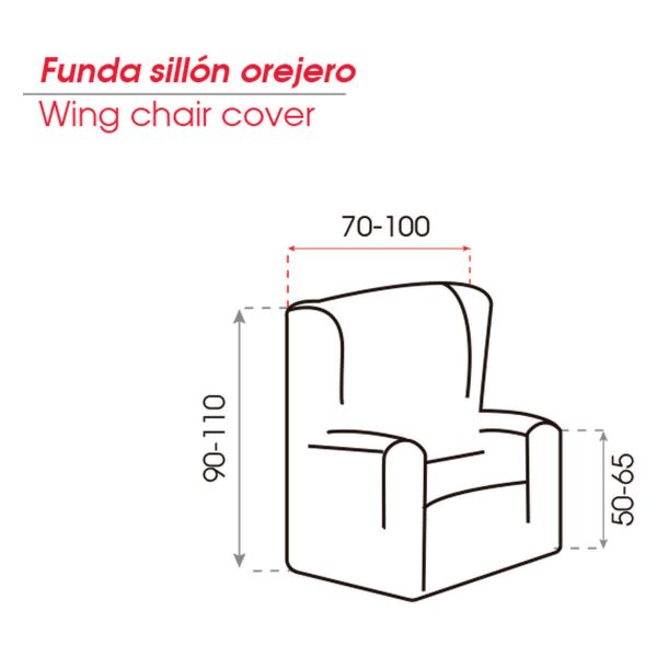 Funda sillón Orejero BALI de Belmarti