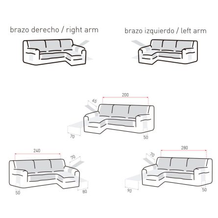 Funda Chaiselongue VELVET de Belmarti