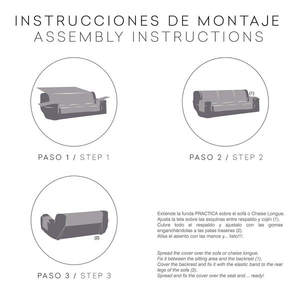 Funda sofá Práctica VALERIA de Eysa