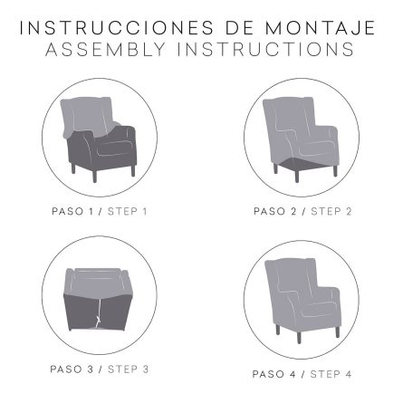Funda sillón Orejero TROYA de Eysa