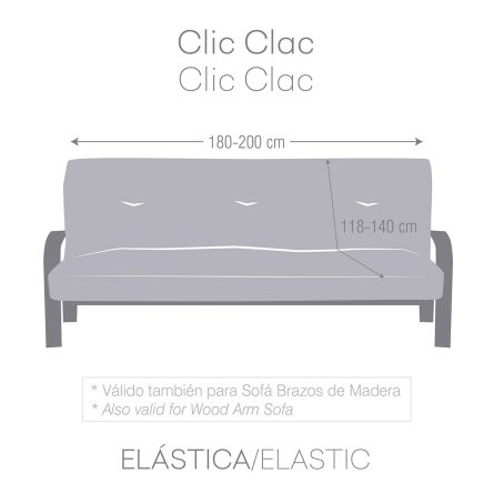 Funda sofá Clic Clac TROYA de Eysa