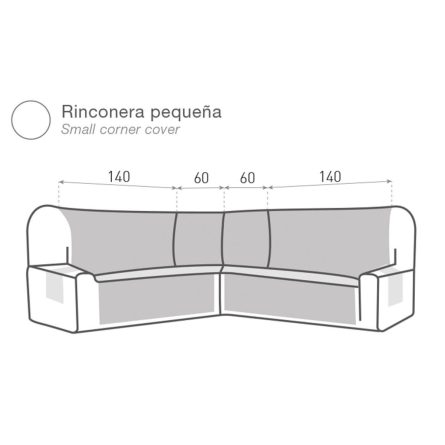 Funda rinconera Acolchado MALLORCA de Belmarti