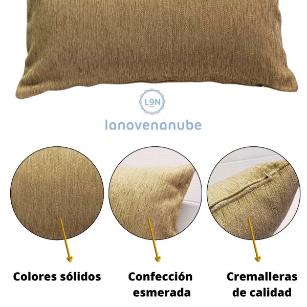 Pack de 2 Fundas de cojín VALENCIA de Lanovenanube