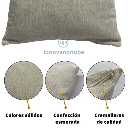 Pack de 2 Fundas de cojín VALENCIA de Lanovenanube