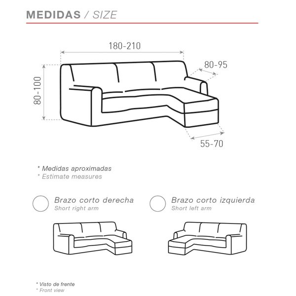 Funda chaise longue mini BALI de Belmarti
