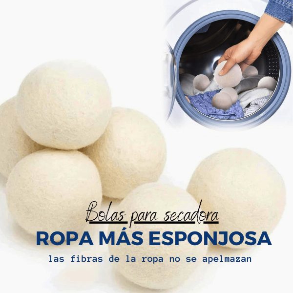 Bolas para secadora de ropa de Lanovenanube