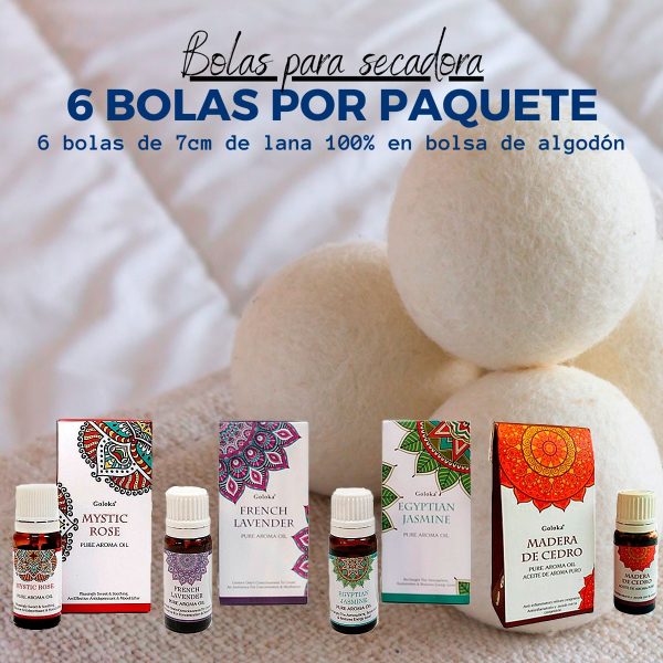 Bolas para secadora de ropa de Lanovenanube