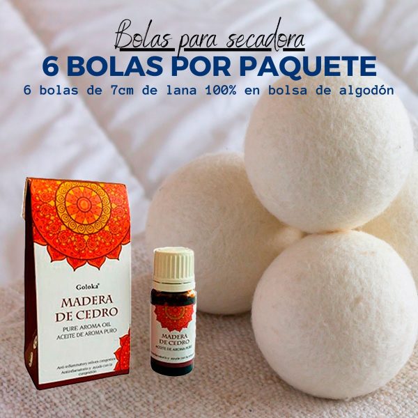 Bolas para secadora de ropa de Lanovenanube
