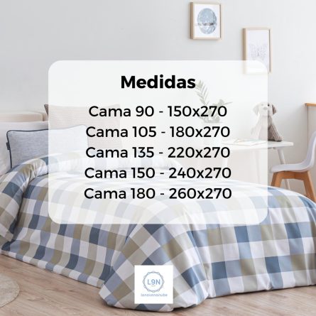 Funda nórdica ICON AZUL de Confecciones Paula