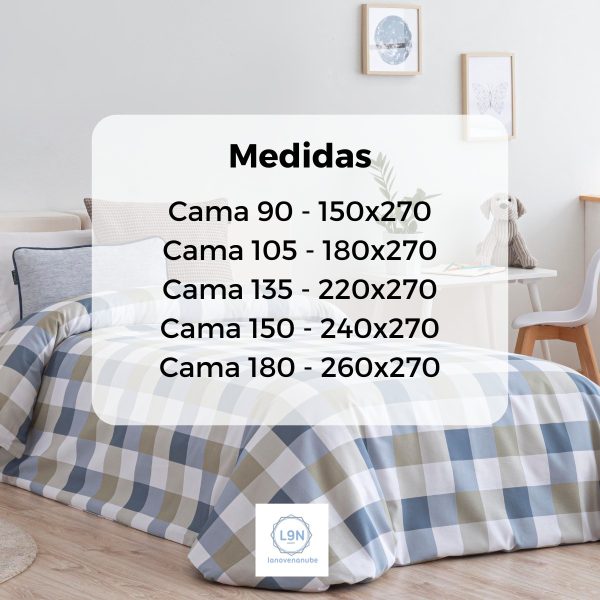 Funda nórdica ICON AZUL de Confecciones Paula