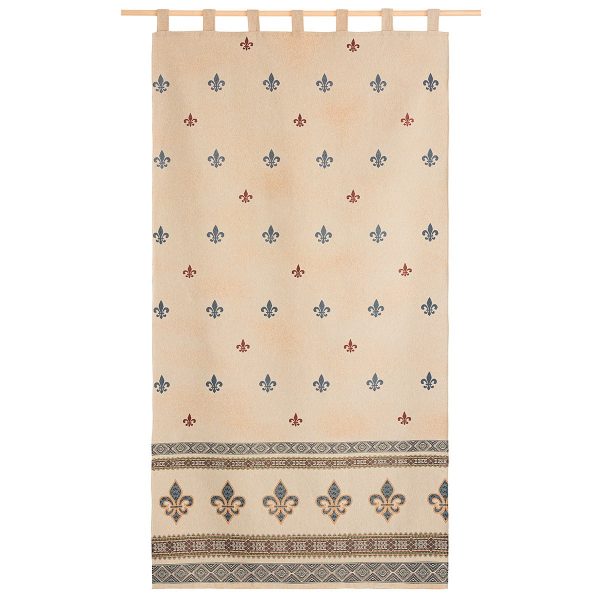 Cortina alpujarreña con trabillas de 140x260 cm
