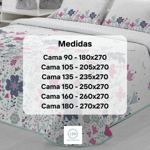 Colcha bouti GRETA de Tejidos JVR