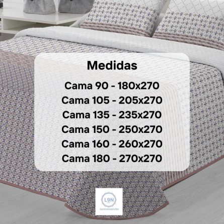 Colcha bouti JAIPUR de Tejidos JVR