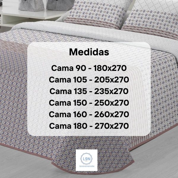 Colcha bouti JAIPUR de Tejidos JVR