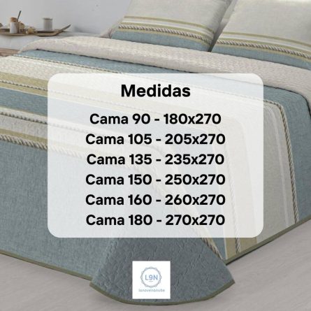 Colcha bouti NADOR de Tejidos JVR