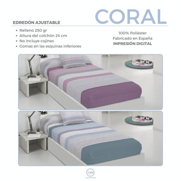 Edredón ajustable CORAL de Tejidos JVR