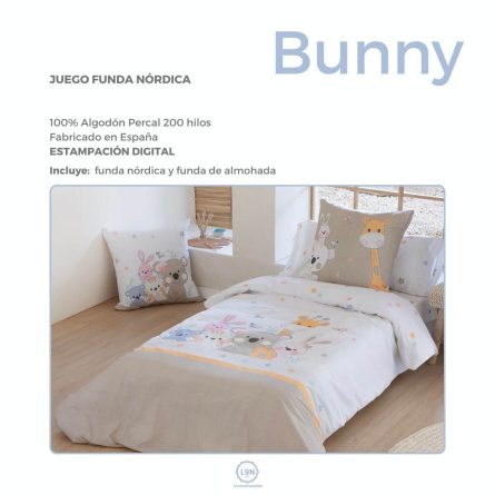Funda nórdica BUNNY de Tejidos JVR