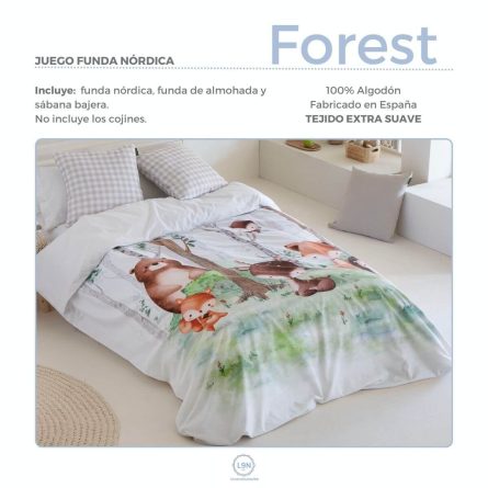 Funda nórdica FOREST de Ilustrando tus sueños