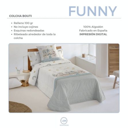 Colcha bouti FUNNY de Tejidos JVR